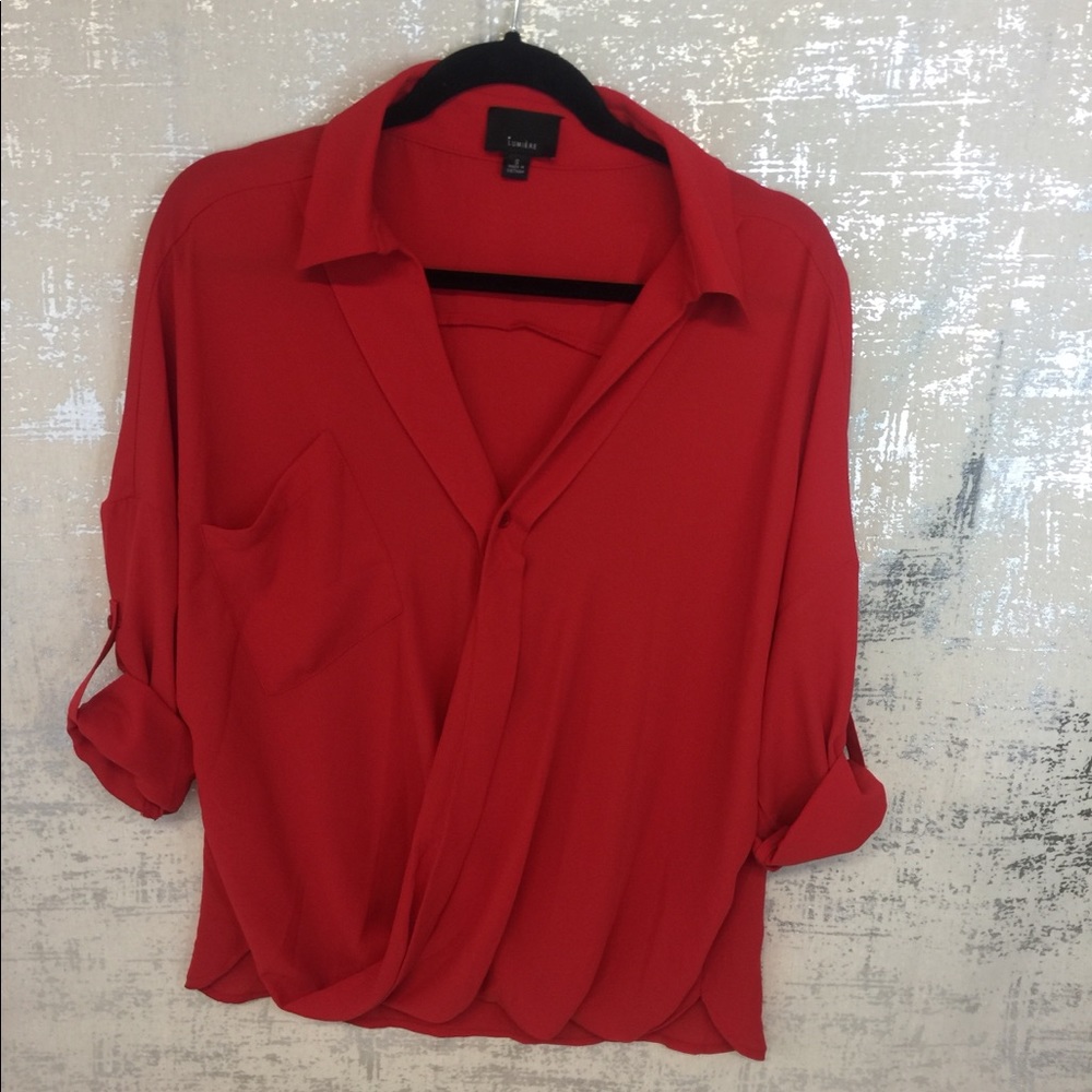 Beautiful red blouse